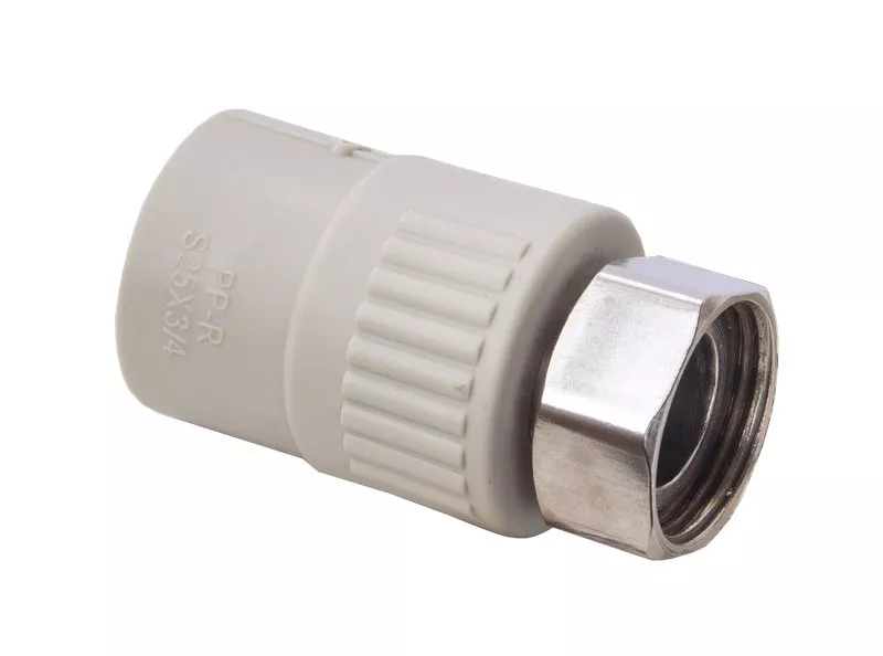 Муфта HOT RIGHT PPR 25x3/4" с металлической накидной гайкой (SQ-1003397)