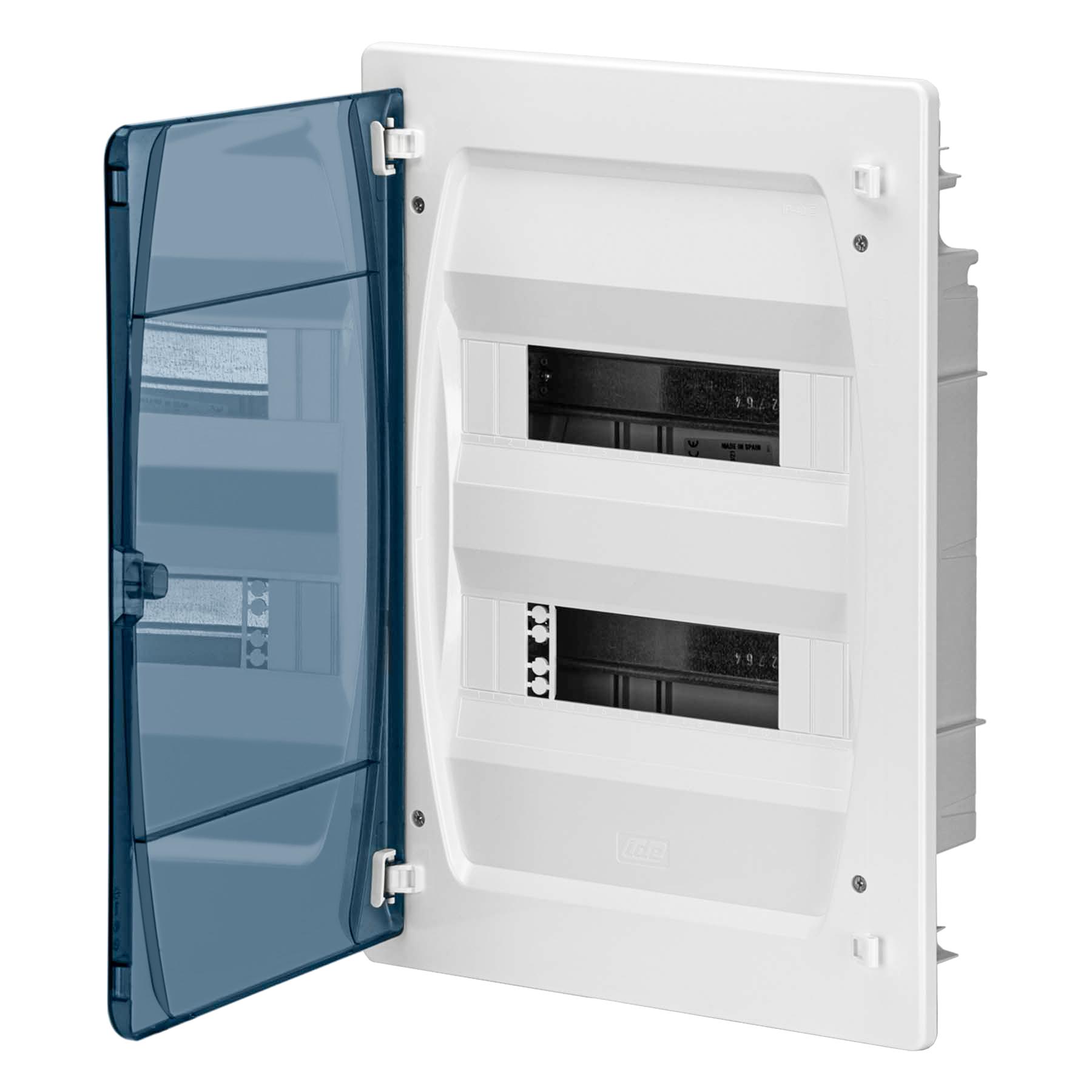 Щит распределительный IDE встроенный 2x12 модулей IP40 с шинами N и PE 449x316x97 мм (GPE24PT/PH/RR)