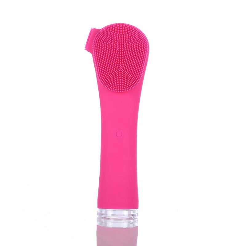 Многофункциональная электрическая щетка-массажер CLEANSER Cleaning Brush для лица Розовый (SUN6530)