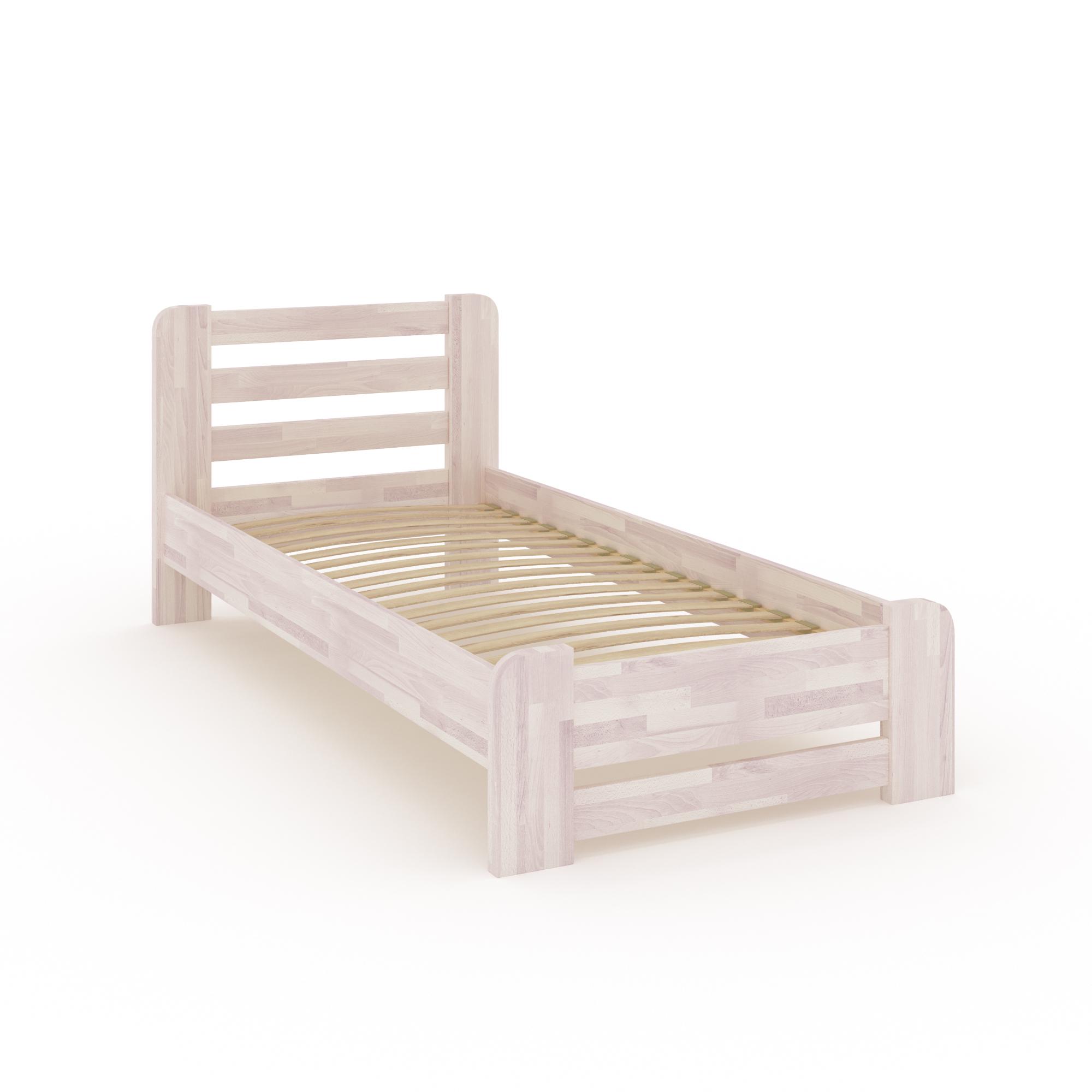 Ліжко Монтана 80х200 см Бук білий масло (0098) - фото 4