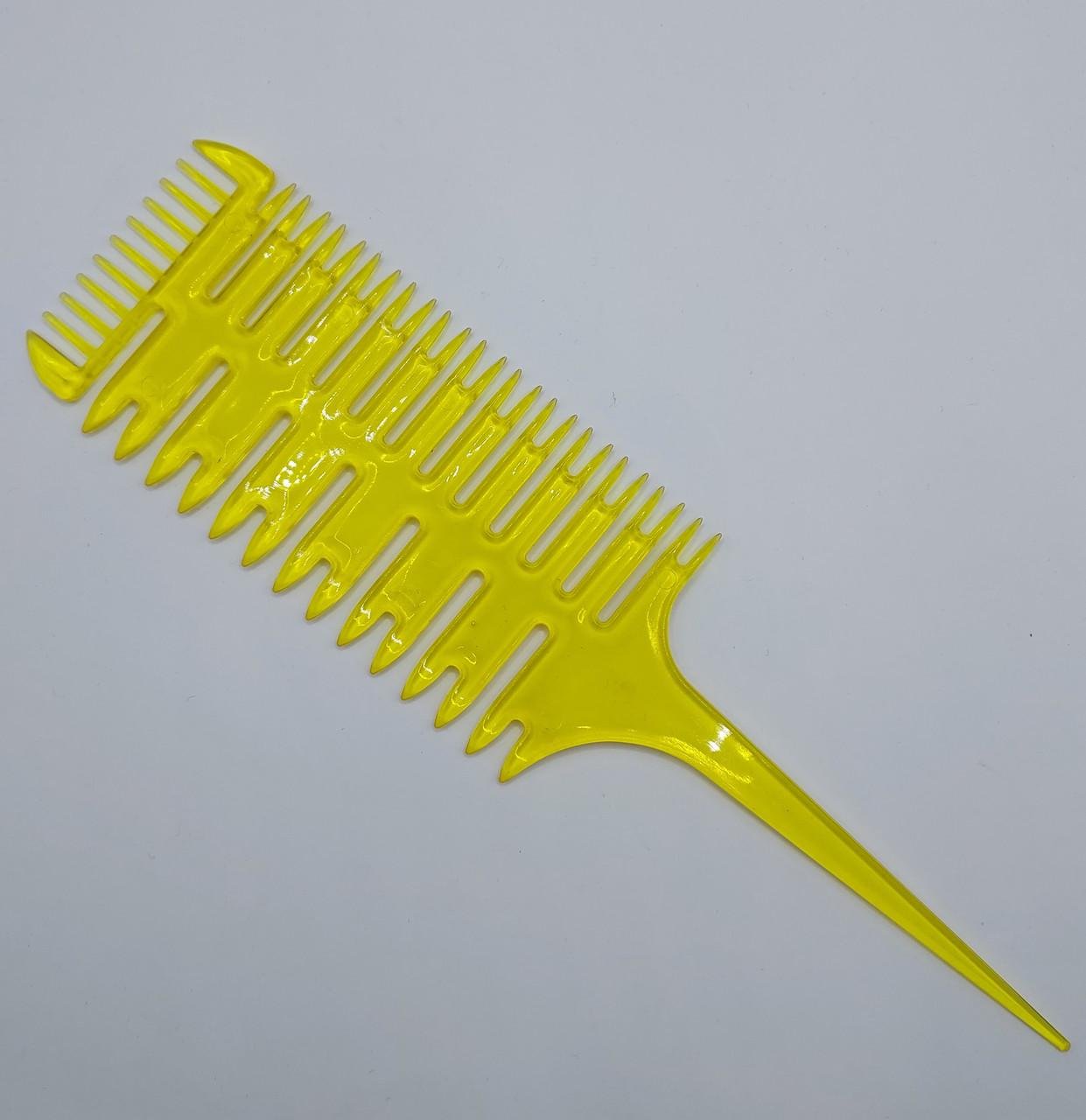 Расческа-гребень для отбеливания волос ДенІС professional Желтый (1453069988)
