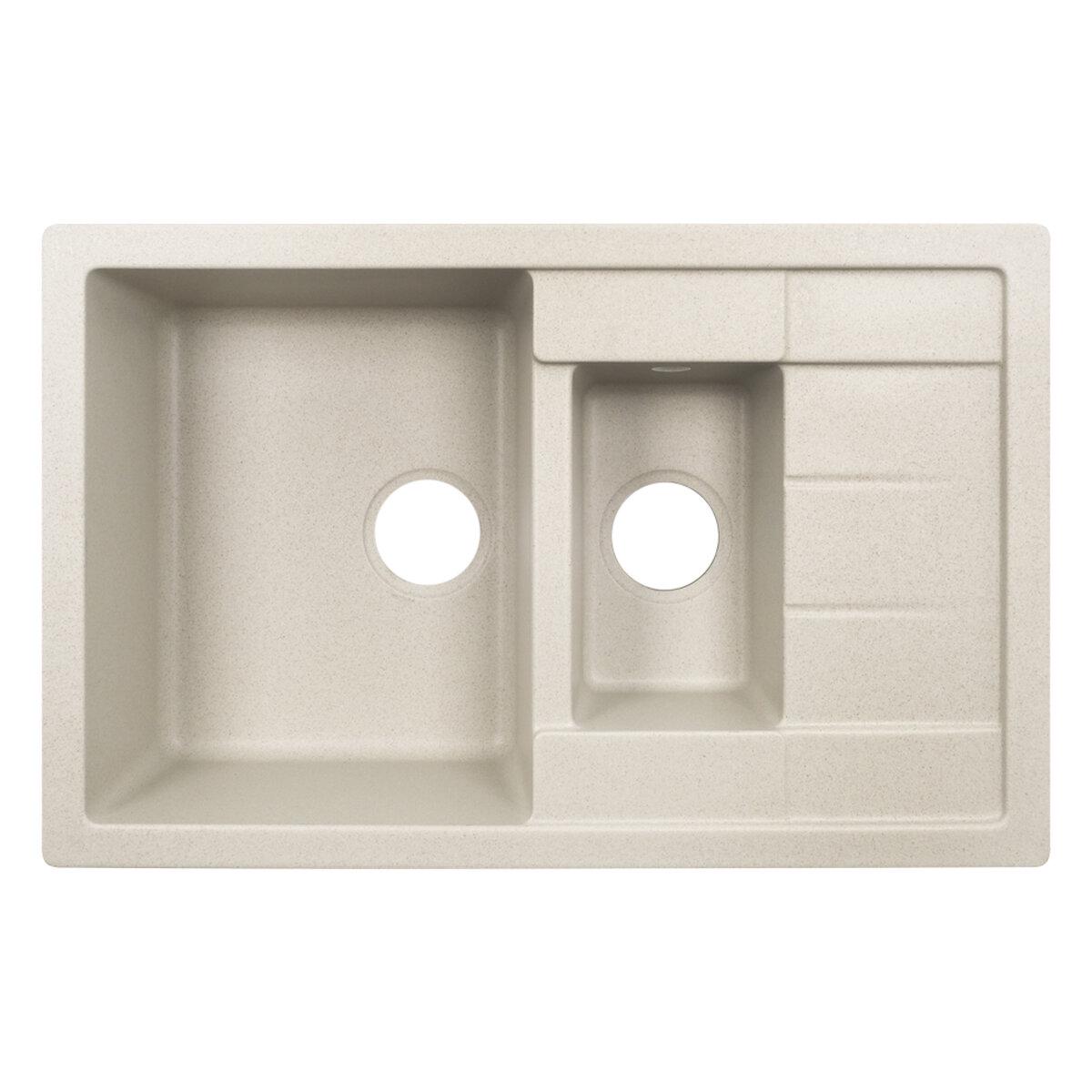 Мойка для кухни VENTA Stone Avena VS506003 искусственный камень 775х495х200 мм Бежевый (SW-93452)