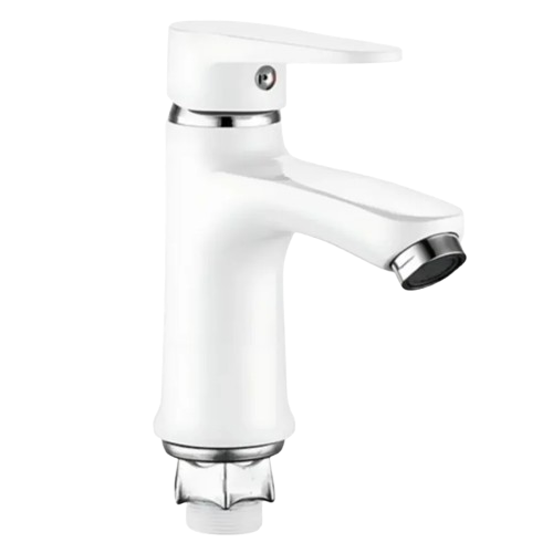 Смеситель для умывальника White MIXXUS Elvis 001 White (MI6583)