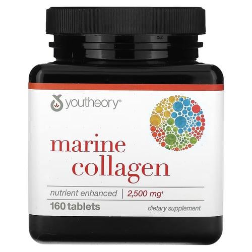 Коллаген Youtheory Marine Collagen 160 Tablets (YOU-00313)