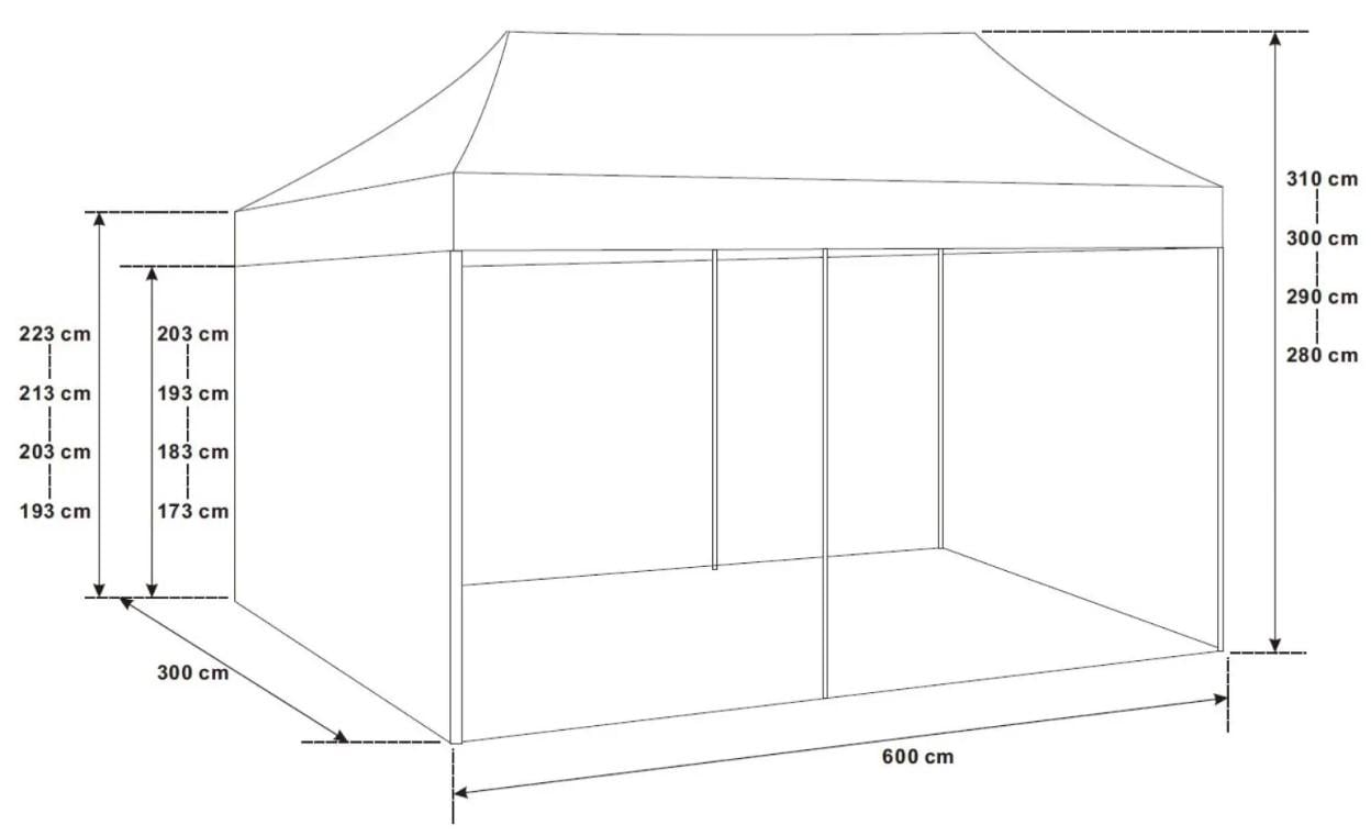 Намет-павільйон розсувний Bonro B-9006 з стінками та сумкою 3х6 Зелений (6016) - фото 10 Намет-павільйон розсувний Bonro B-9006 з стінками та сумкою 3х6 Зелений (6016) - фото 10