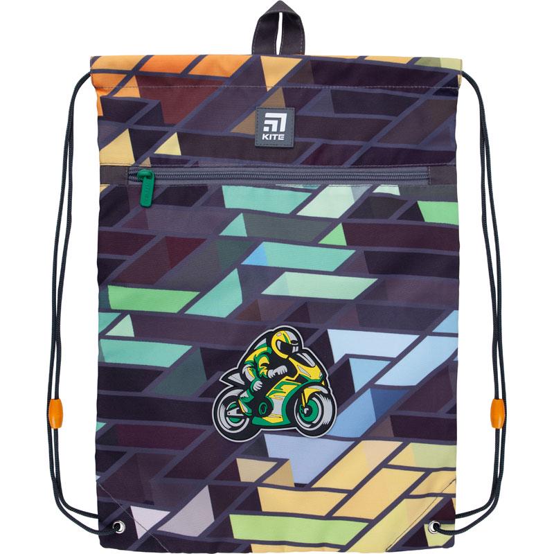 Сумка для обуви с карманом Kite Education Motorbike (K21-601M-8)