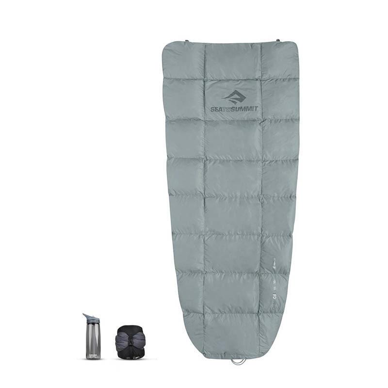 Спальний мішок-квілт Sea to Summit Cinder CdII Quilt Pale Long Grey (STS ACD2-L) - фото 2