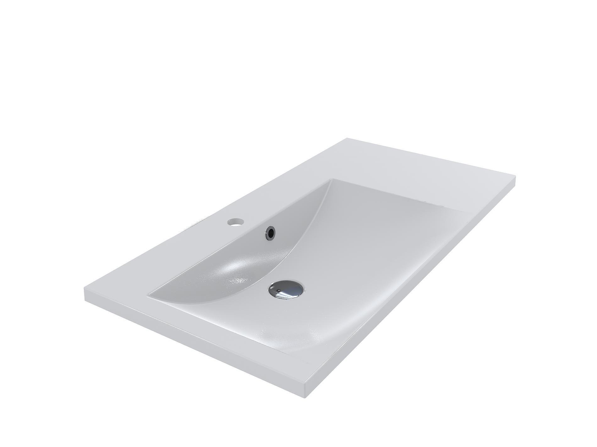 Умивальник для ванної кімнати Fancy Marble Edison 900 L (11690201)
