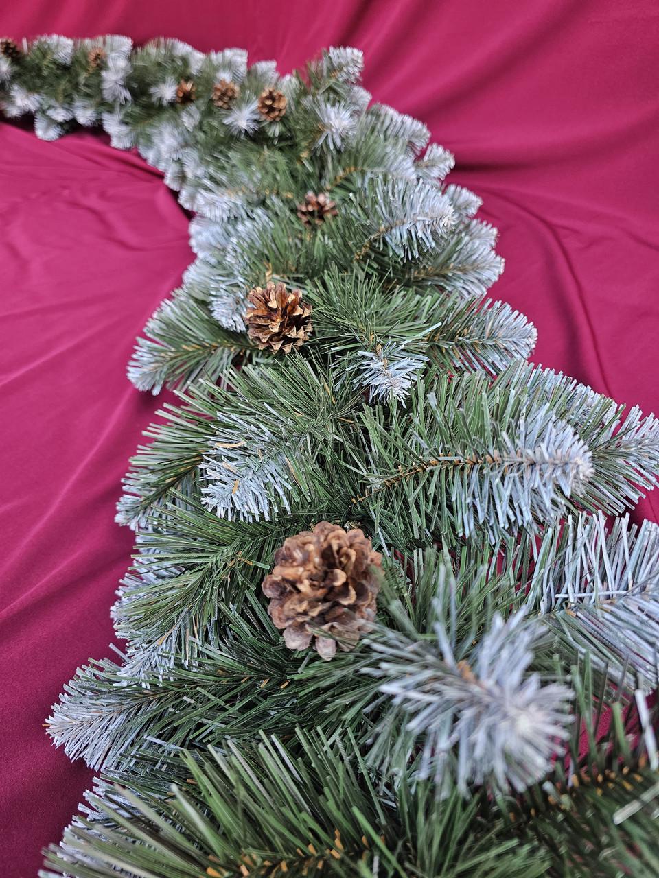 Хвойна гірлянда SGX Елітна з шишками 2,9 м Зелений (2712784929) - фото 5 Хвойна гірлянда SGX Елітна з шишками 2,9 м Зелений (2712784929) - фото 5