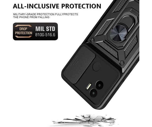 Чехол накладка Ricco Camera Sliding для Xiaomi Redmi A1+ / A2+ Синий - фото 4 Чехол накладка Ricco Camera Sliding для Xiaomi Redmi A1+ / A2+ Синий - фото 4