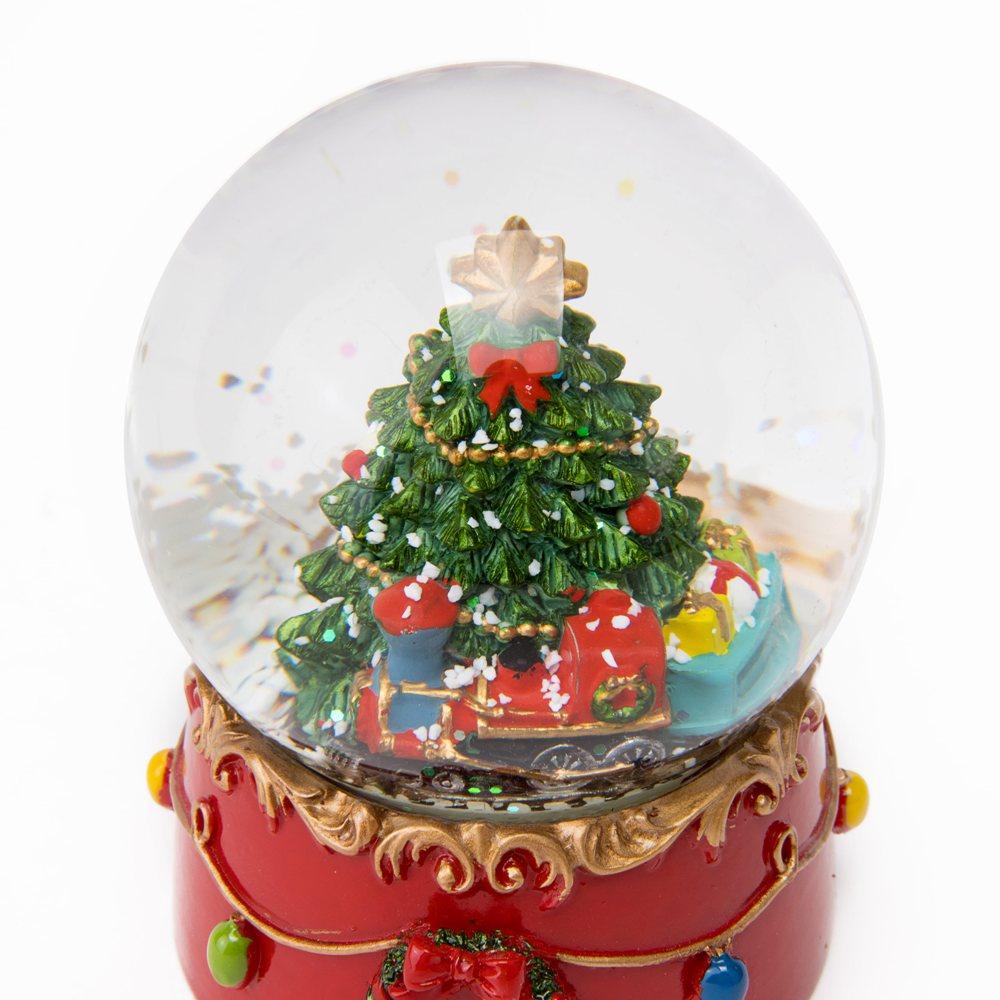 Снігова куля Lefard Новорічна ялинка 8,5 см (6016-012) - фото 2