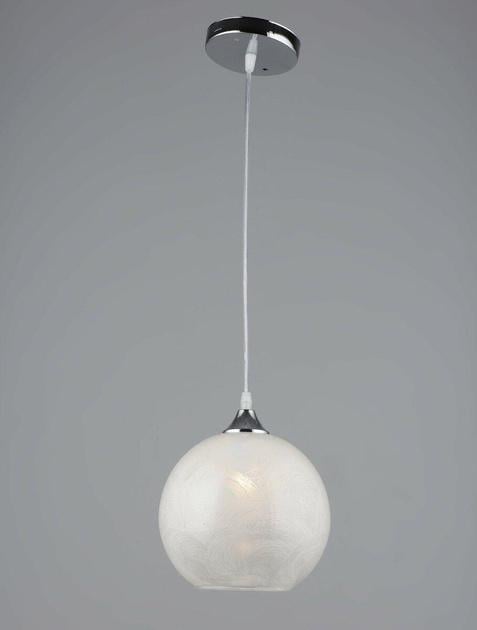 Подвесной светильник Valeso со стеклянным плафоном одинарный Е27 IP20 B A4403/1H 60W Хром/Белый (28686176) Подвесной светильник Valeso со стеклянным плафоном одинарный Е27 IP20 B A4403/1H 60W Хром/Белый (28686176)