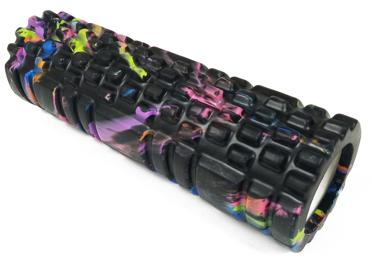 Массажный роллер EasyFit Grid Roller Multi 30 см Черный (EF-20161-BK) - фото 2