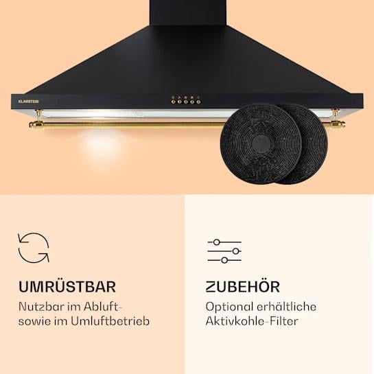 Вытяжка KLARSTEIN Montblanc 90 610 м³/ч 165 Вт (10040266) - фото 3 Вытяжка KLARSTEIN Montblanc 90 610 м³/ч 165 Вт (10040266) - фото 3