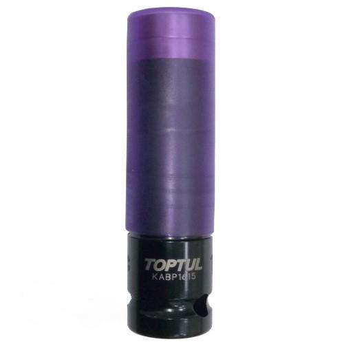 Головка торцева 1/2" Toptul Pro-Series KABP1615 довга ударна для шиномонтажу 15 мм