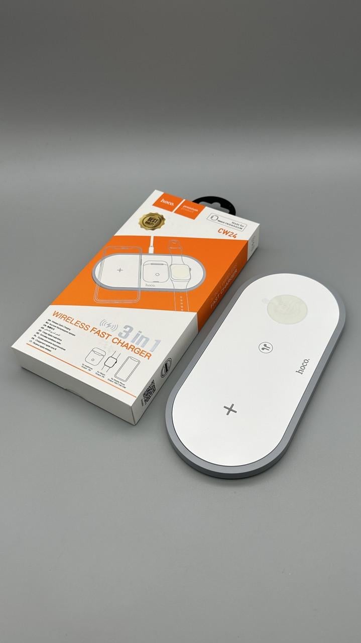 Зарядное устройство беспроводное Hoco CW24 Белый