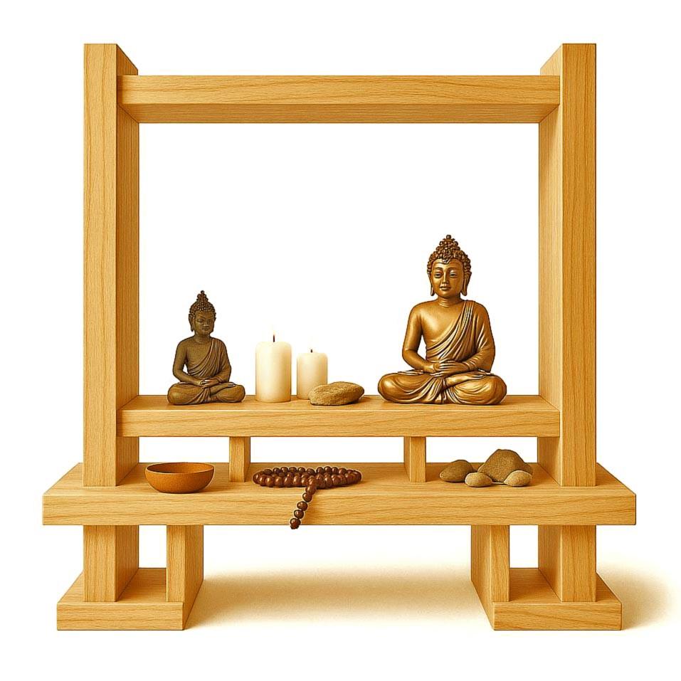 Алтарь для медитации из дерева Лаливан Карри (ЛАТ-010603)