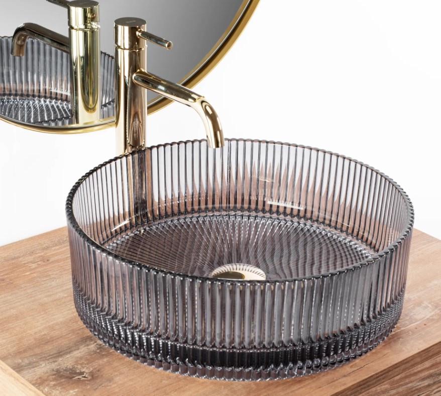 Умывальник накладной Rea INGRID 40 Grey (2810372712) - фото 4 Умывальник накладной Rea INGRID 40 Grey (2810372712) - фото 4