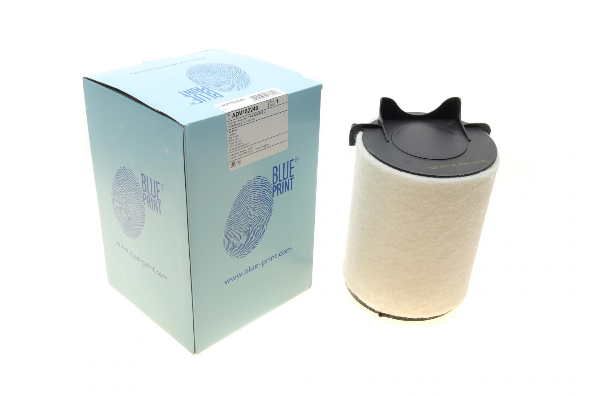 Фильтр воздушный BLUE PRINT для VW Caddy 2,0SDI/1,6 04-10 с поролоном (ADV182246)