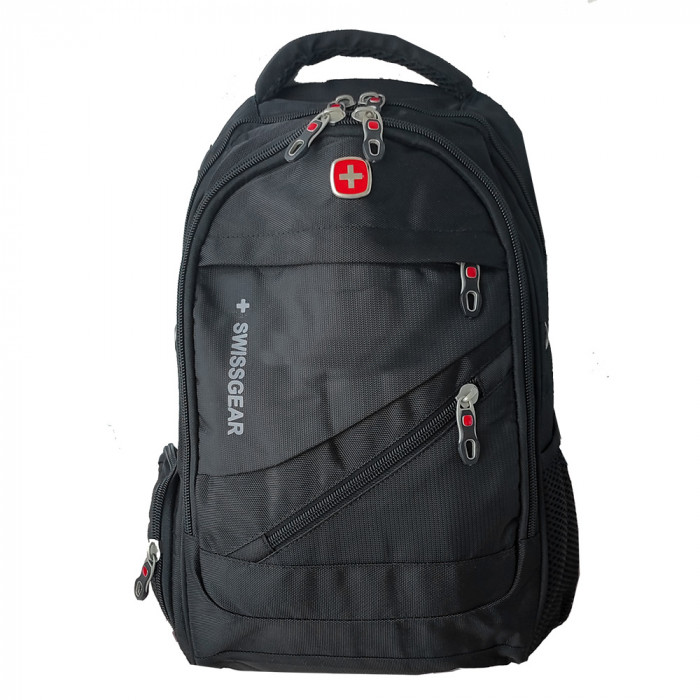 Рюкзак міський SwissGear-Black з чохлом від дощу та біноклем 30x60 (4c28086f)