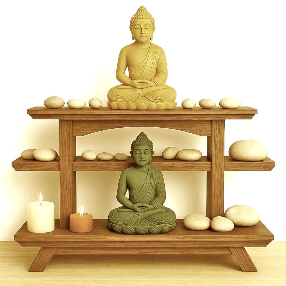 Вівтар для медитації з дерева Джавар Сієна (ЛАТ-013705) Вівтар для медитації з дерева Джавар Сієна (ЛАТ-013705)