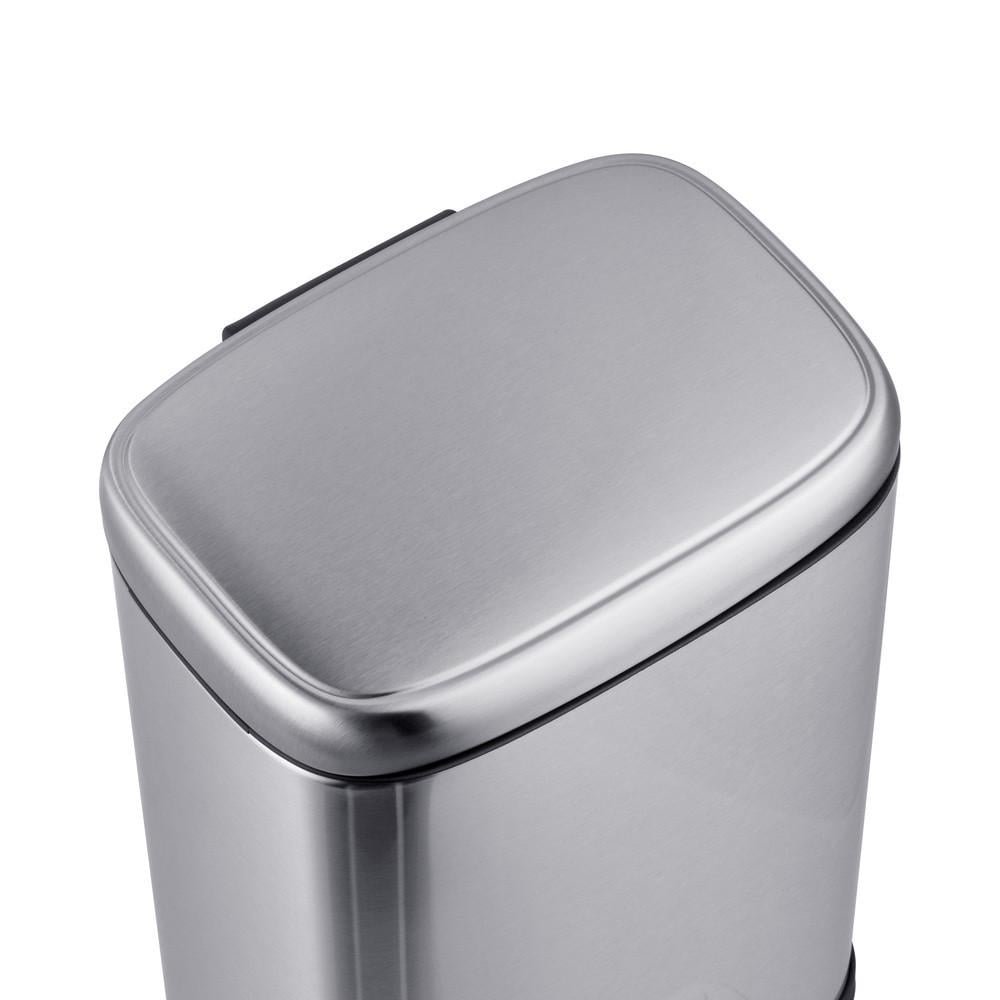 Мусорное ведро с плавным закрытием MIXXUS Premium Style-TC0305 SS Color прямоугольное 5 л Нержавеющая сталь (MI7060) - фото 3 Мусорное ведро с плавным закрытием MIXXUS Premium Style-TC0305 SS Color прямоугольное 5 л Нержавеющая сталь (MI7060) - фото 3