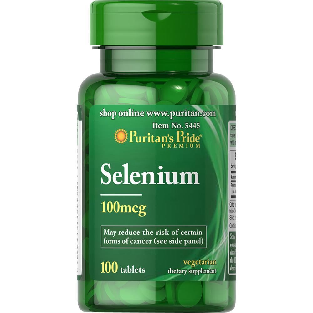 Натуральная добавка Selenium 100 mcg 100 Tablets (100-28-5316507-20)