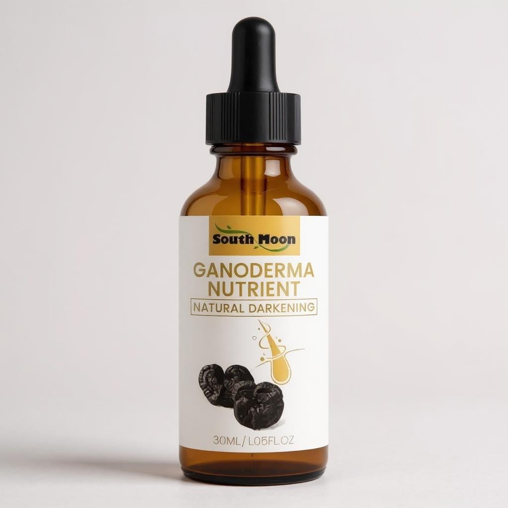 Сыворотка от седины South Moon Ganoderma для восстановления цвета волос средство с ганодермой 30 мл