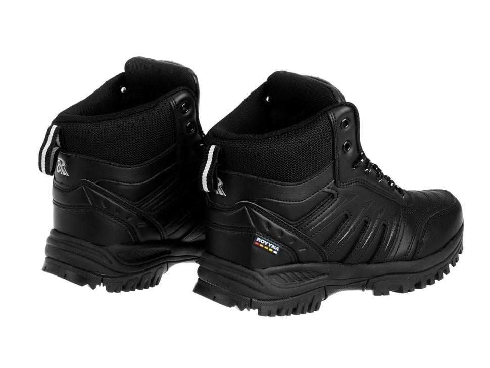 Кроссовки мужские Royyna 7233043 высокие из натуральной кожи р. 38 Черный (22131) - фото 3 Кроссовки мужские Royyna 7233043 высокие из натуральной кожи р. 38 Черный (22131) - фото 3