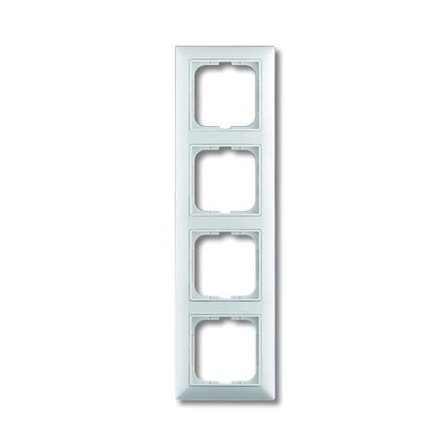Рамка ABB Basic55 белая 4-ная (2CKA001725A1482)