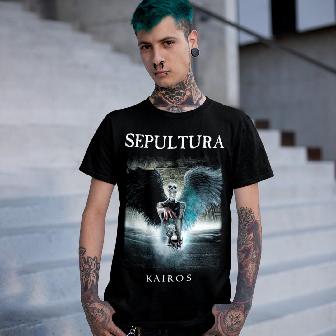 Футболка унисекс Sepultura Kairos 4XL Черный (0000013289)
