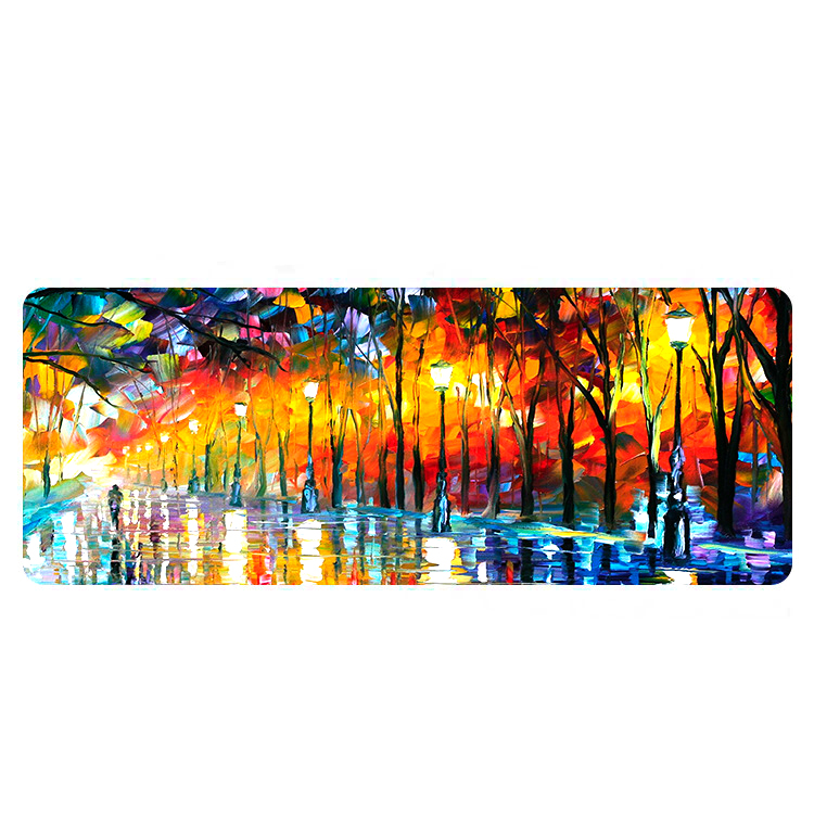 Коврик для мышки тканевый Autumn Evening с боковой прошивкой Mix 2 мм 300x700 мм (35609)