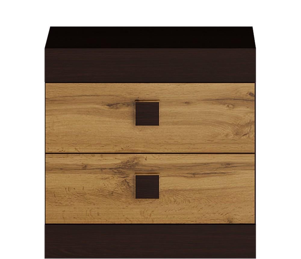 Тумба приліжкова Соната Еверест 500х380х500 мм Венге/Крафт Золотий (EVR-20220) - фото 1 Тумба приліжкова Соната Еверест 500х380х500 мм Венге/Крафт Золотий (EVR-20220) - фото 1