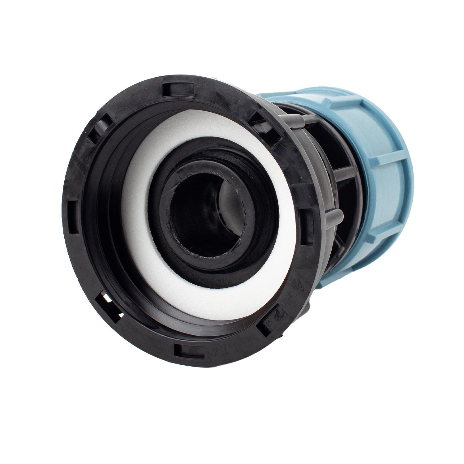 Переходник прямой из еврокуба S60х6 на ПНД трубу 32 мм - фото 5