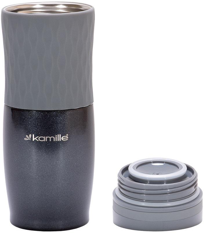 Термочашка Kamille Gottfried 500мл с TPR вставкой - фото 2 Термочашка Kamille Gottfried 500мл с TPR вставкой - фото 2