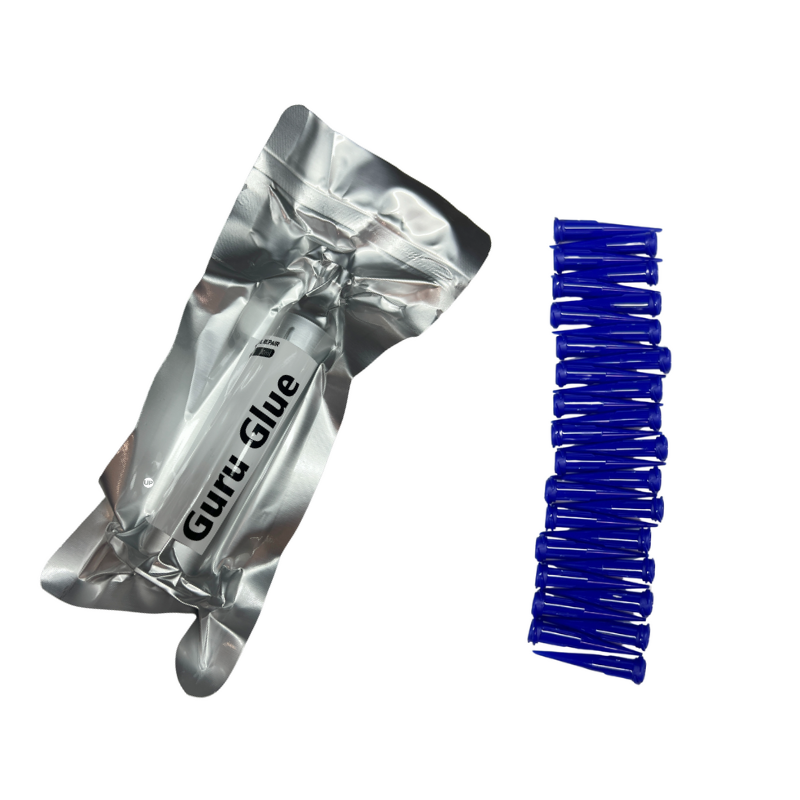 Клей полиуретановый для рамок 2UUL Guru Glue Soft Buffer Adhesive DA44 30 мл и 20 насадок дозаторов Белый (Dp186)