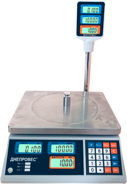 Весы торговые Днепровес ВТД Т2 ЖК