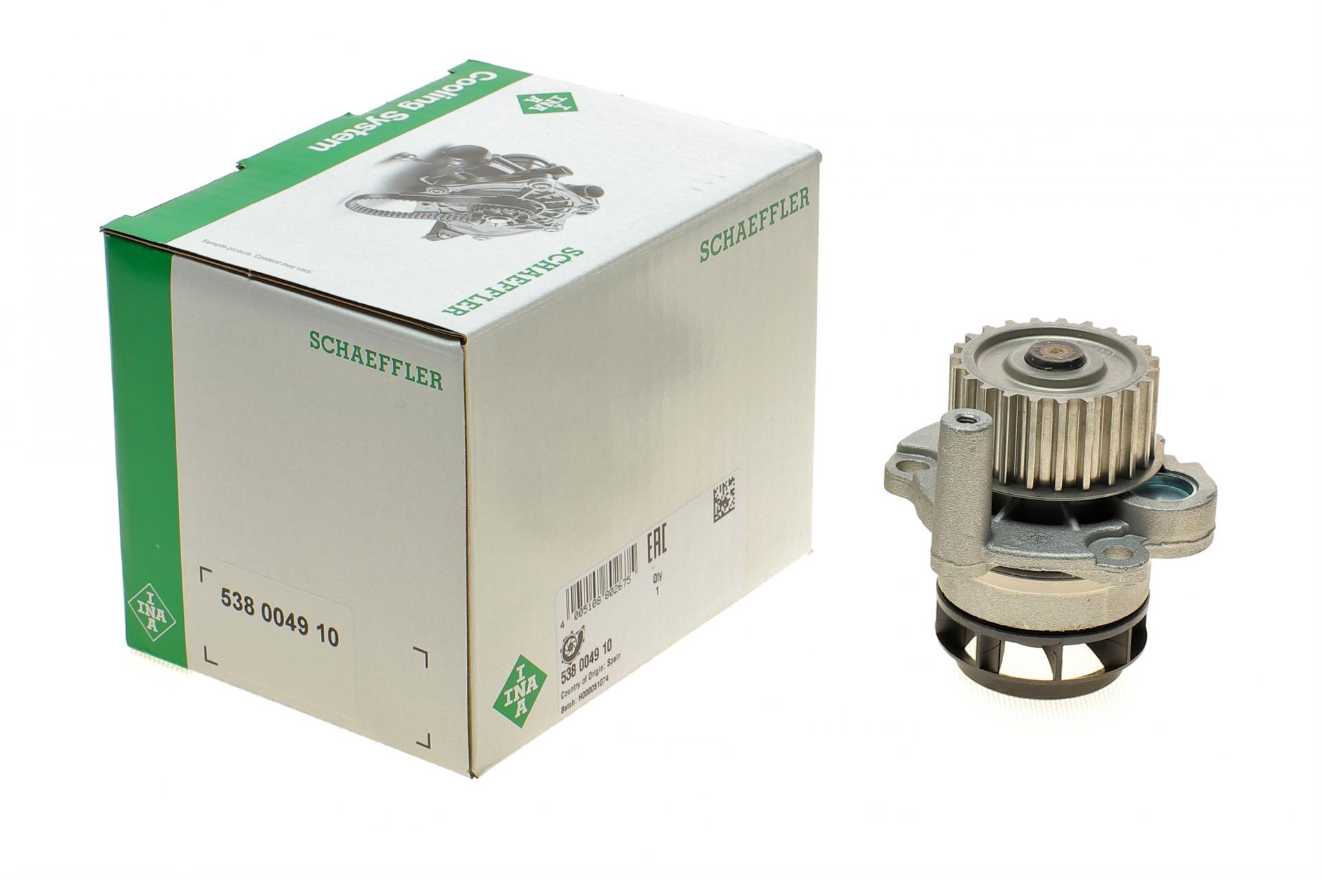 Насос воды INA VW Golf V/VI/Audi A4/A6 2.0 TFSI 04-12 23z 538 0049 10 (25587988)