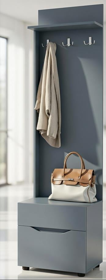 Вешалка в прихожую Мастер Форм Аякс 500х376х1880 мм Антрацитовый (30897) Вешалка в прихожую Мастер Форм Аякс 500х376х1880 мм Антрацитовый (30897)