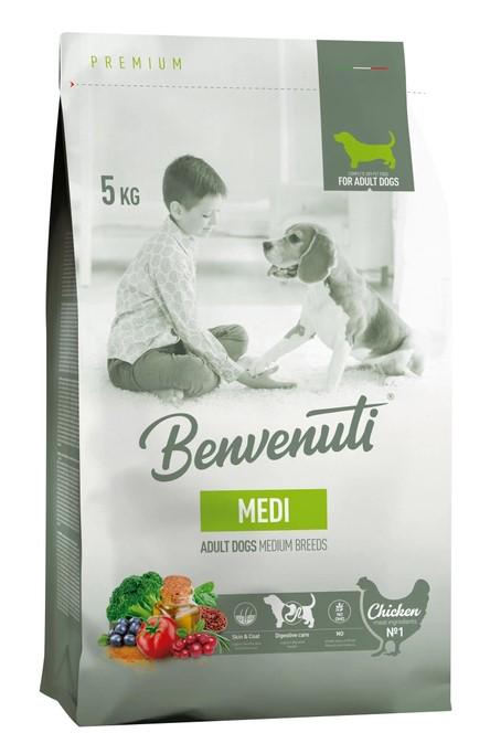 Корм Benvenuti Medi для собак середніх порід 5 кг (27421) - фото 1