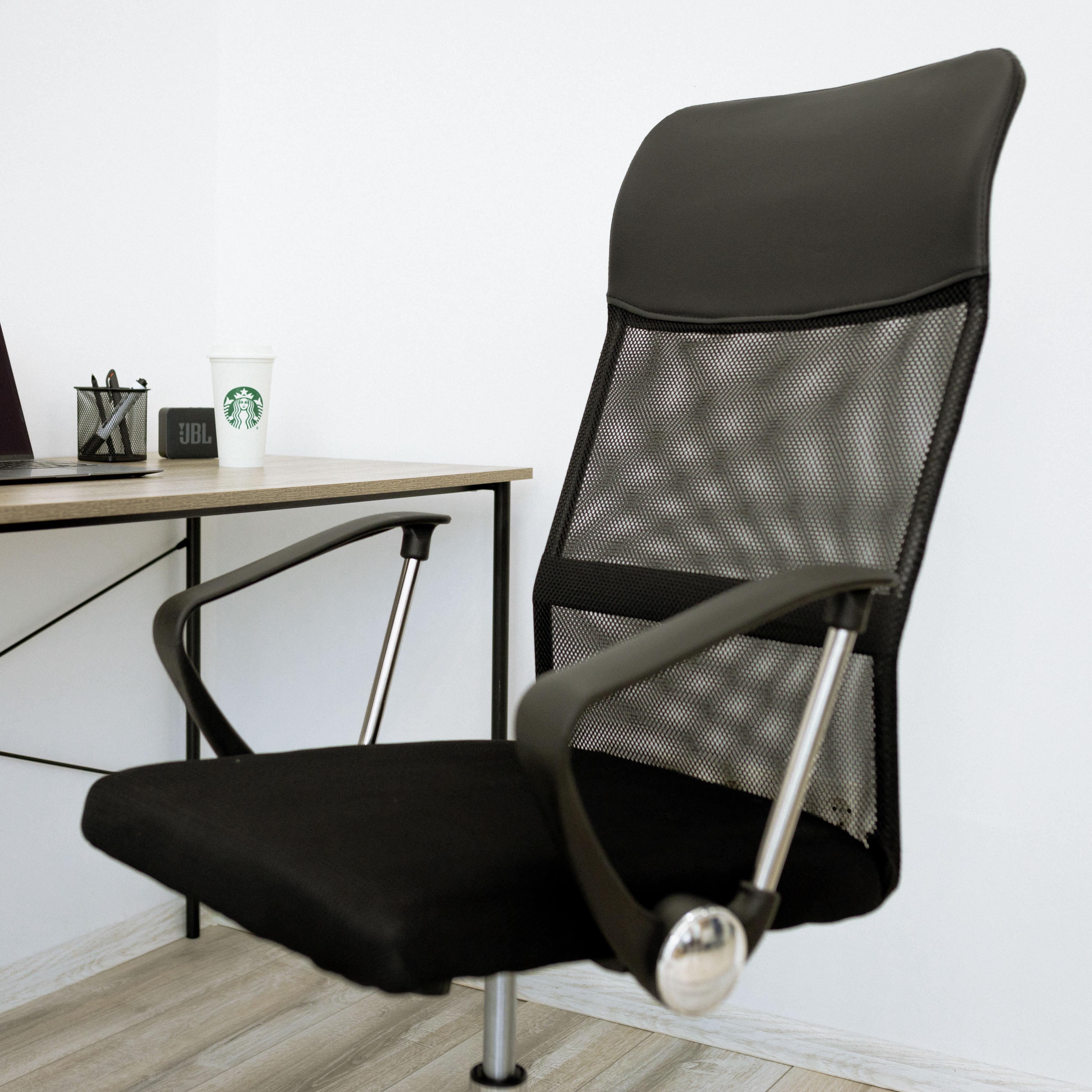 Крісло офісне 4Points Prestige для персоналу та керівника Чорний (40050) - фото 5