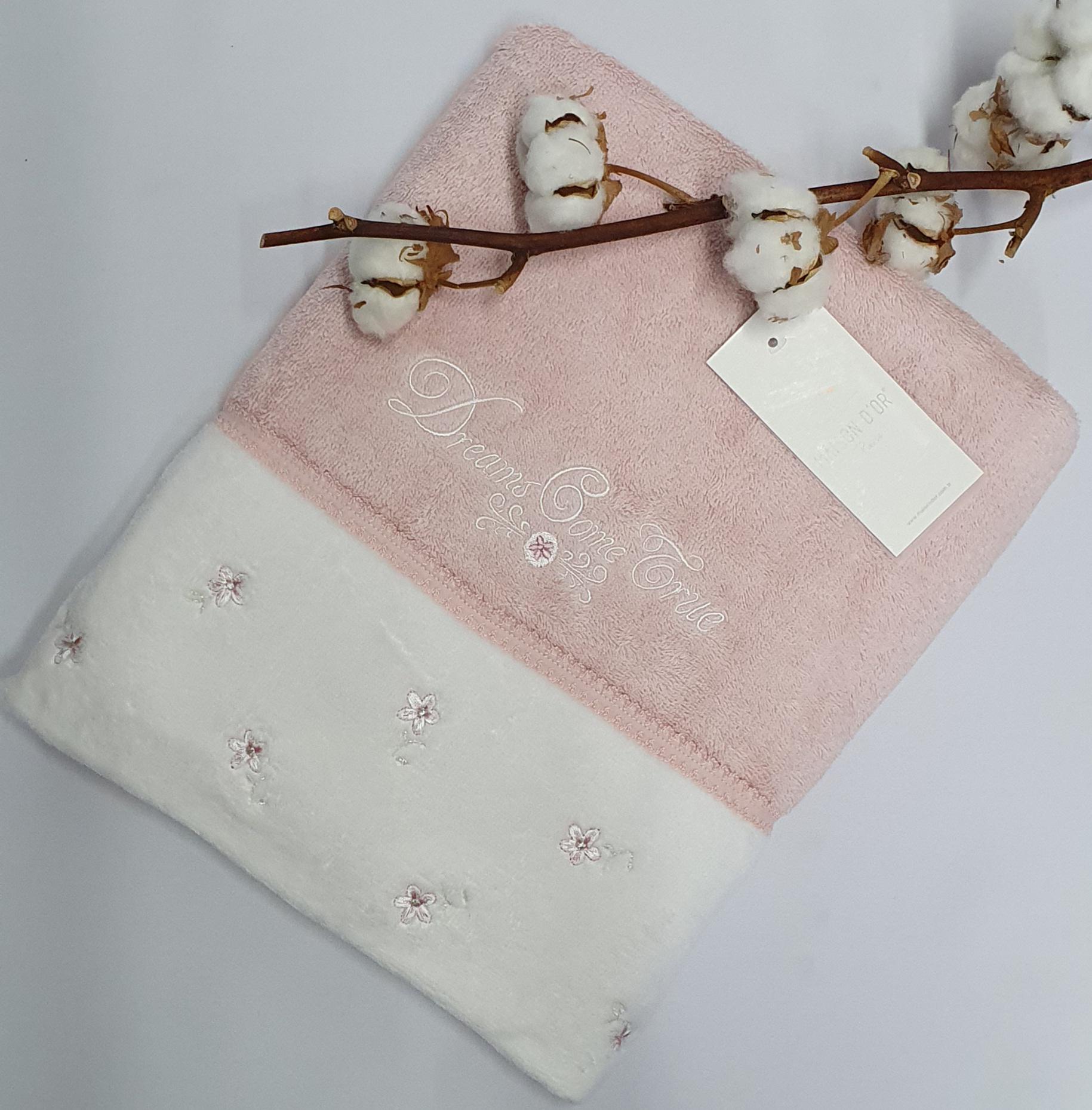 Полотенце Maison D'or Lavoine Flowers 85x150 Rose (03MD33CF04) - фото 1 Полотенце Maison D'or Lavoine Flowers 85x150 Rose (03MD33CF04) - фото 1