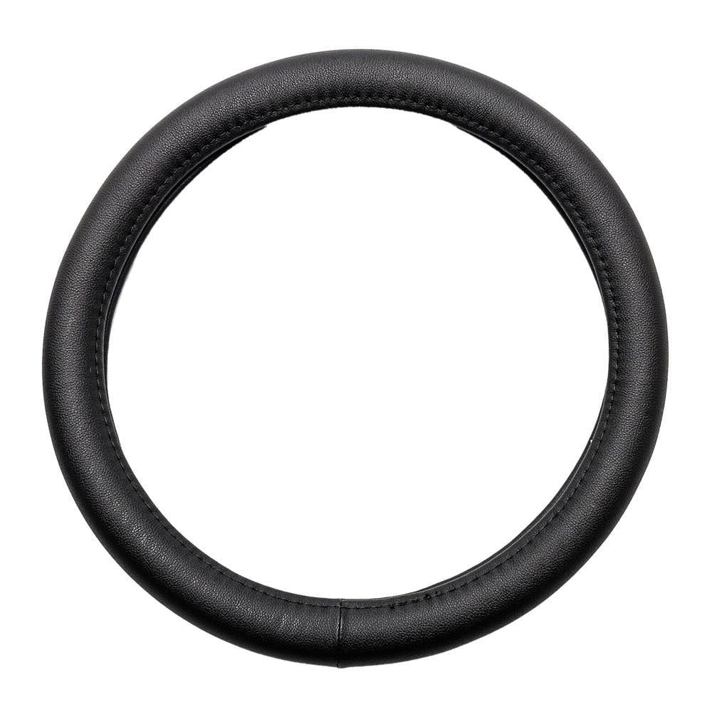 Чохол на кермо Elegant гладкий один шов 9,5 см M 38 см Чорний (EL 115 361) Чохол на кермо Elegant гладкий один шов 9,5 см M 38 см Чорний (EL 115 361)