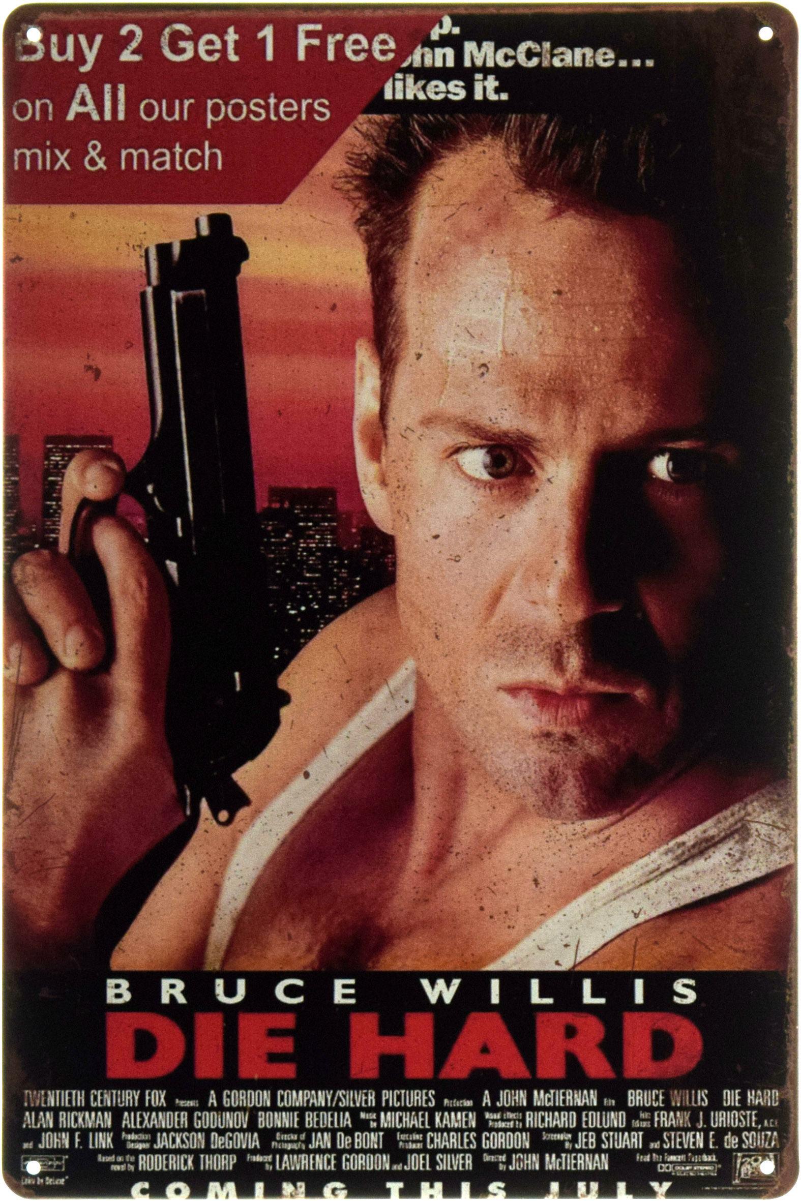 Табличка металева "Die Hard" 20x30 см (ms-103670)