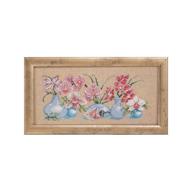 Набор для вышивания крестиком Permin 70-5126 Orchids in vase (23656) Набор для вышивания крестиком Permin 70-5126 Orchids in vase (23656)