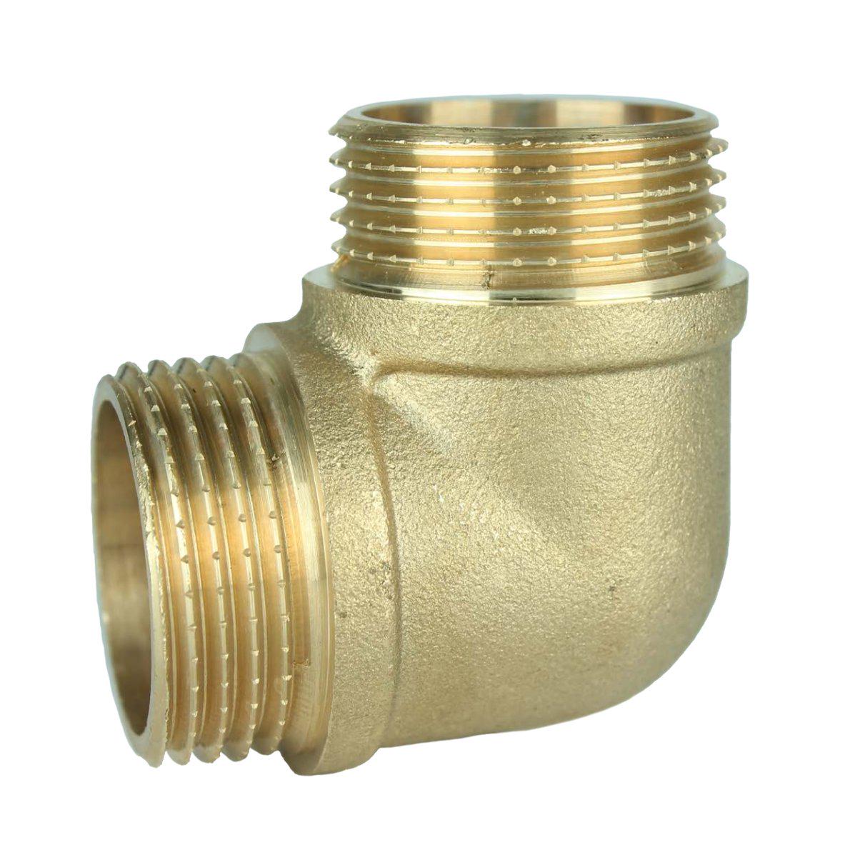 Уголок 90° VA 000027600 латунь наружная 1" (195961)