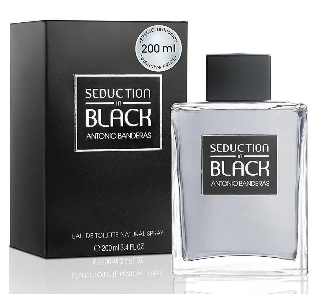 Туалетна вода для чоловіків Antonio Banderas Seduction In Black 200 мл (374) - фото 1