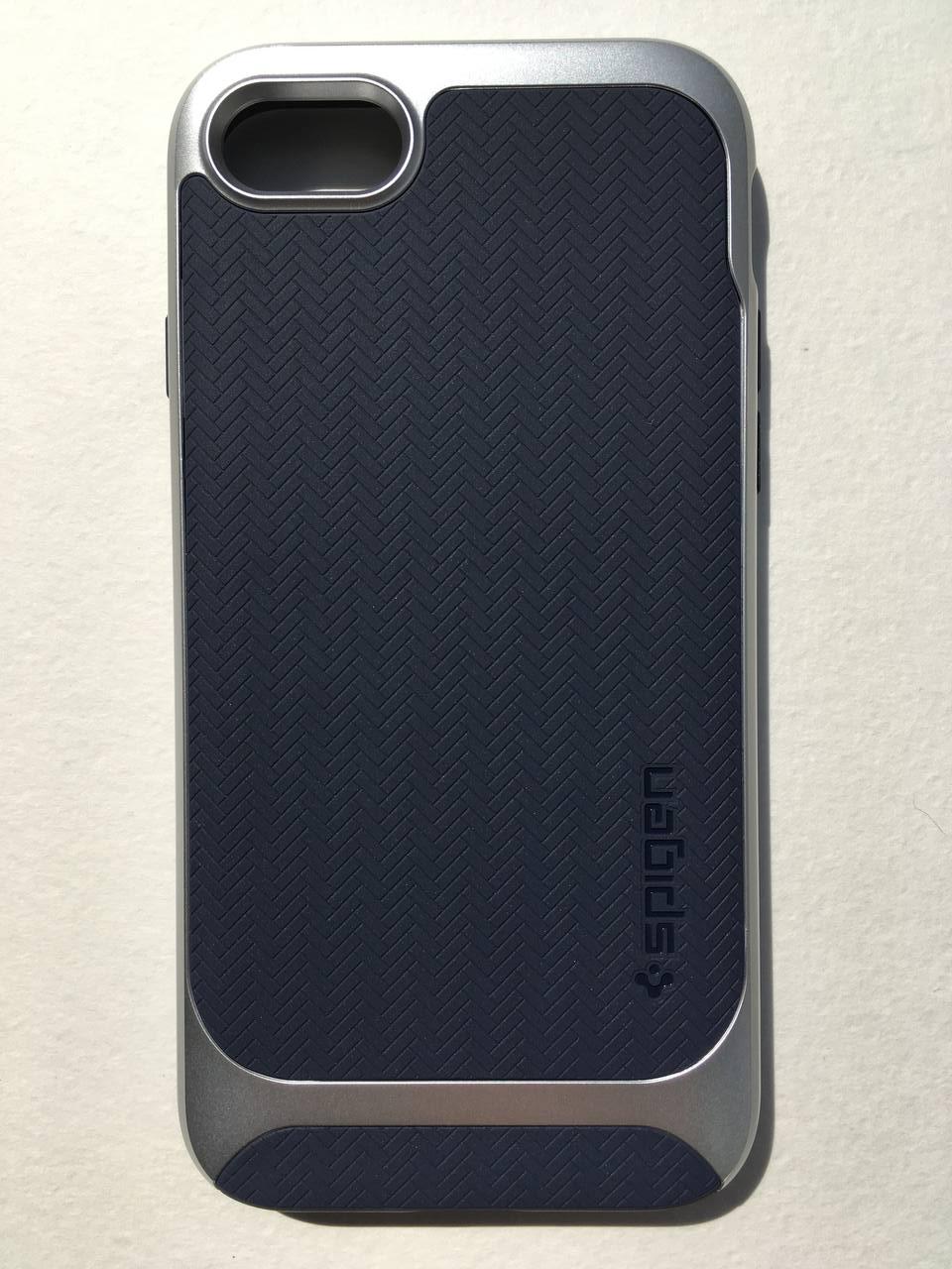 Чехол противоударный Spigen Neo Hybrid Herringbone 054CS22199 для Iphone 7/8/SE 2020/2022 Satine Silver - фото 4