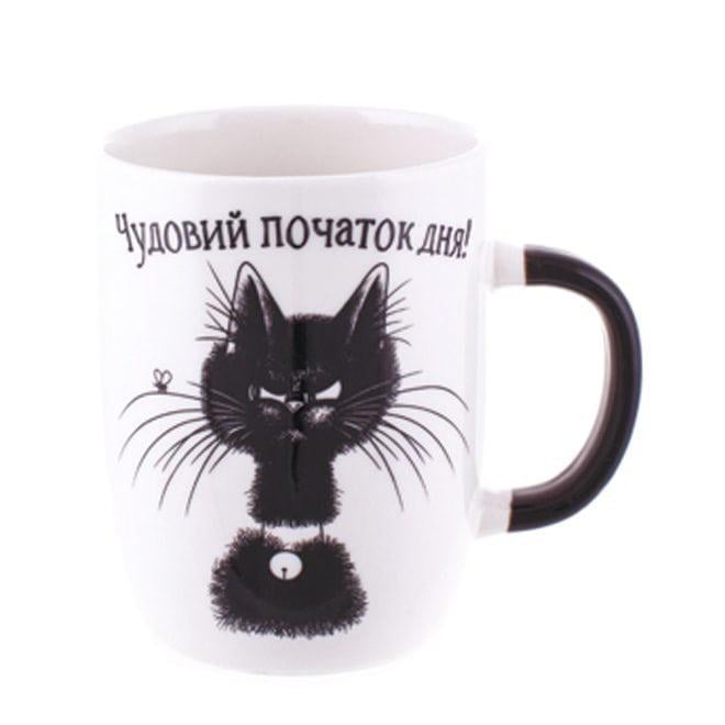 Чашка фарфоровая Flora Веселые коты 0,45 л (DR015131)