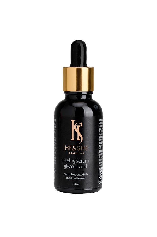 Пилинг-сыворотка с гликолевой кислотой He&She Cosmetics 30 мл